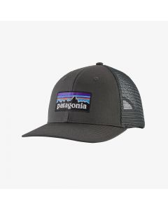 Patagonia P-6 Logo Trucker Hat grau