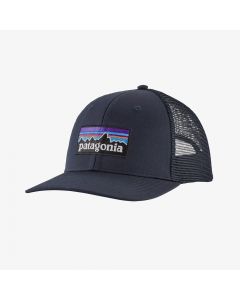 Patagonia P-6 Logo Trucker Hat navy