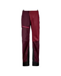 Ortovox 3L Ortler Pants Damen red