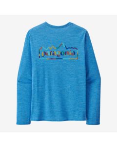 Patagonia Long-Sleeved Capilene® Cool Daily Graphic Shirt Herren unity fritz blue