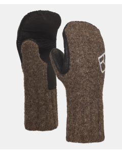 Ortovox CLASSIC WOOL MITTEN LEATHER black sheep