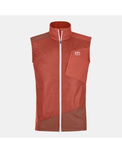 Ortovox Windbreaker Vest Herren rossa