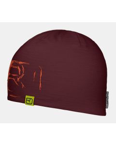 Ortovox 120 TEC LOGO BEANIE wine