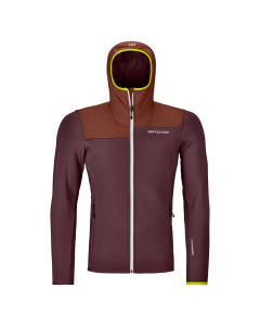 Ortovox Fleece Plus Hoody Herren wine