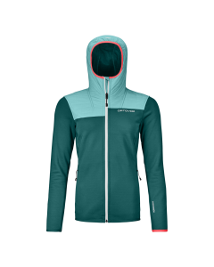 Ortovox Fleece Plus Hoody Damen green