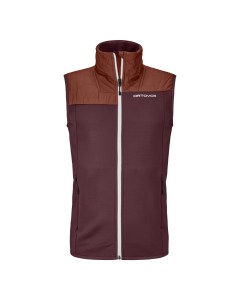 Ortovox Fleece Plus Vest Herren wine