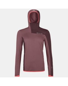 Ortovox Fleece Light Grid SN Hoody Damen rose