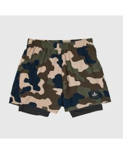 Saysky Camo 2 in 1 Shorts 5inch Unisex