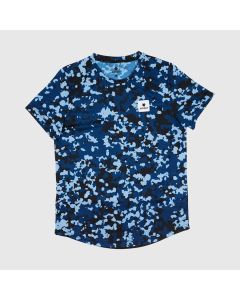 Saysky Camo Combat T-Shirt unisex blau