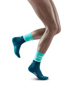 CEP Run Socks Mid Cut Damen ocean petrol