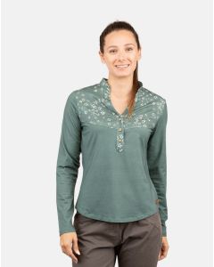 Chillaz Sonnblick Spring Flower LS Damen green