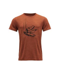 Devold Straumane Tee 150 Herren brick