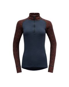 Devold Duo Active Merino Zip NECK Damen ink
