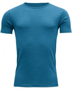 Devold Breeze Merino 150 T-Shirt Herren blue melange