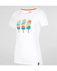 La Sportiva Icy Mountains T-Shirt Damen white