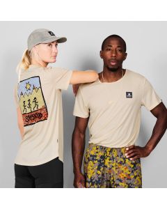 Saysky Clean Flow T-shirt Unisex beige