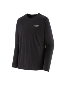 Patagonia Long Sleeved Capilene Cool Merino Graphic Shirt  Herren heritage black