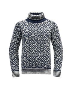 Devold Svalbard Wool High Neck unisex night white