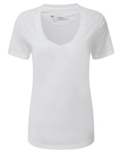 Tentree Treeblend V-Neck SS Damen white