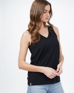 Tentree Treeblend V-Neck Tank Damen black