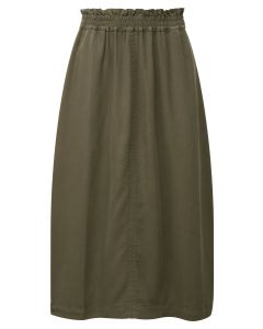 Tentree Tencel Midi Skirt Damen olive