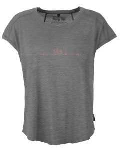 Pally Hi Loose Top Ready for whatever Damen grey