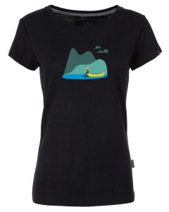 Pally Hi T-Shirt Mountain Time Damen blue